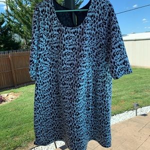 Lane Bryant animal print dress